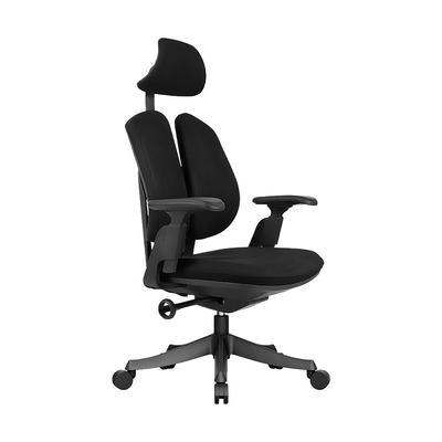 Reinforced STG Ergonomic Adjustable Chair 21 KG Height Office Chair With Wheels